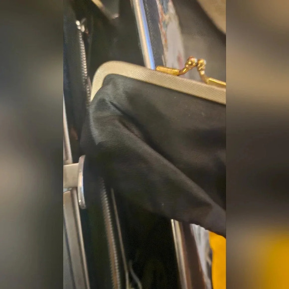 Vintage La Marquise Italian Tapestry 1950s Clutch Top Handle  Hand Bag - Picture 7 of 16